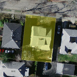 18 Nottingham St, Newton MA 02459-1613 aerial view