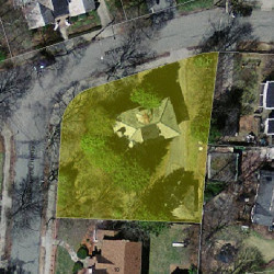 40 Royce Rd, Newton MA 02459-1032 aerial view