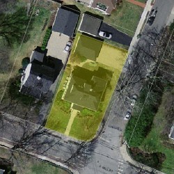 251 Mill St, Newton MA 02460-2438 aerial view