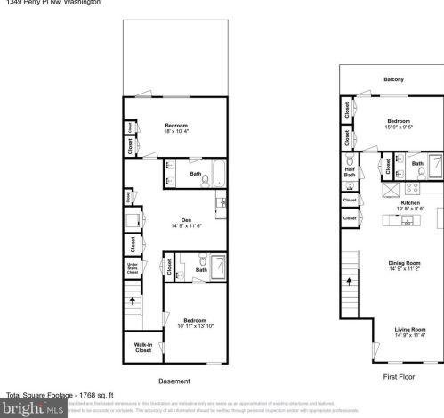 1349 Perry Pl, Washington DC  20010-1316 exterior