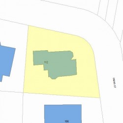 112 Gibbs St, Newton MA 02459-1928 plot plan