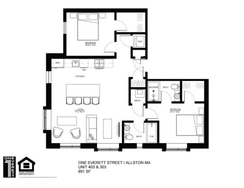 1 Everett St, Boston MA  exterior