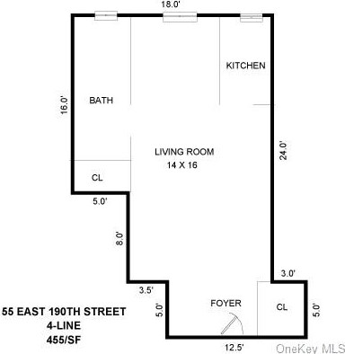 55 190th St, Bronx NY 10468-4504 exterior