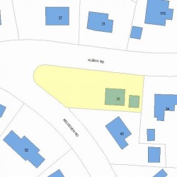 30 Alban Rd, Newton MA 02468-1911 plot plan