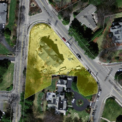 201 Highland St, Newton MA 02465-2733 aerial view