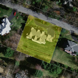 21 Puddingstone Ln, Newton MA 02459-3446 aerial view