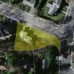 10 Fox Hill Rd, Newton MA  02459-3027 aerial view