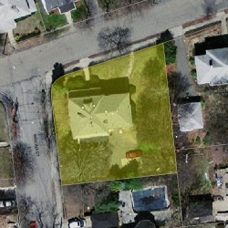 40 Chaske Ave, Newton MA  02466-1122 aerial view