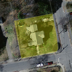 31 Forest St, Newton MA 02461-1445 aerial view