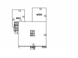 52 Charlemont St, Newton MA  02461-1908 floor plan