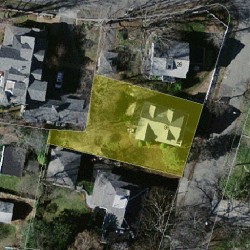 86 Dalton Rd, Newton MA  02459-1937 aerial view