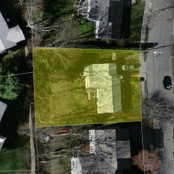 21 Redwood Rd, Newton MA 02459-3124 aerial view