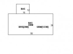 132 Evelyn Rd, Newton MA 02468-1042 floor plan