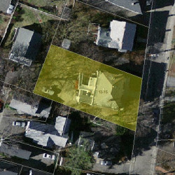 15 Emerson St, Newton MA 02458-1603 aerial view