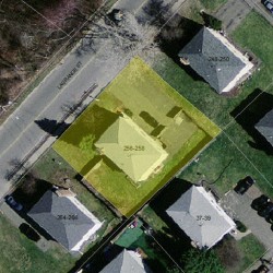 258 Lagrange St, Boston MA  02132-3018 aerial view