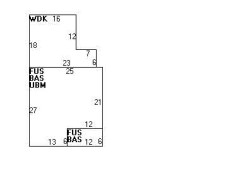 66 Bennington St, Newton MA 02458-1949 floor plan