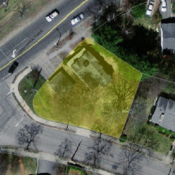 1298 Commonwealth Ave, Newton MA 02465-2911 aerial view