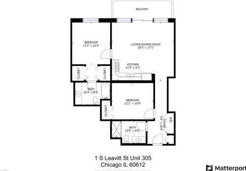 1 Leavitt St, Chicago IL  60612-3022 exterior