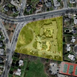 206 Waltham St, Newton MA 02465-1751 aerial view