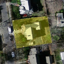14 Exmoor Rd, Newton MA 02459-1208 aerial view