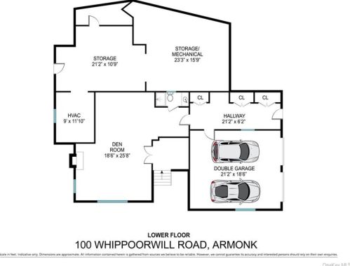 100 Whippoorwill Rd, Armonk NY  10504-1463 exterior