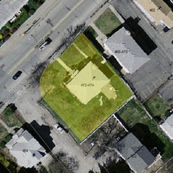 474 Watertown St, Newton MA  02460-1423 aerial view