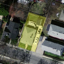 7 Dana Rd, Newton MA  02465-1144 aerial view