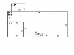 110 Adeline Rd, Newton MA  02459-2705 floor plan