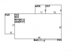 32 Kendall Rd, Newton MA  02459-2623 floor plan