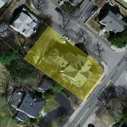 49 Grove St, Newton MA  02466-2326 aerial view