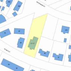 53 Wyman St, Newton MA 02468-1516 plot plan