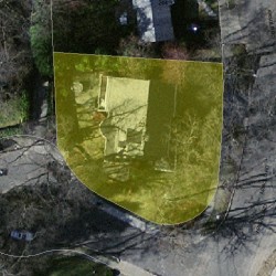 234 Arnold Rd, Newton MA  02459-3047 aerial view