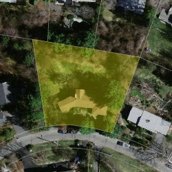 73 Baldpate Hill Rd, Newton MA  02459-2826 aerial view