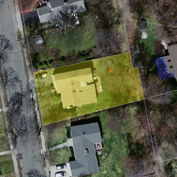 16 Allen Ave, Newton MA 02468-1701 aerial view