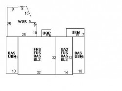 727 Centre St, Newton MA  02458-2531 floor plan