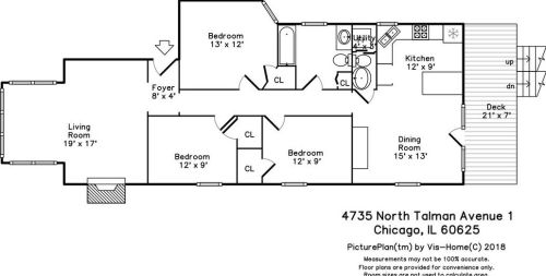 4735 Talman Ave, Chicago IL  60625-2993 exterior