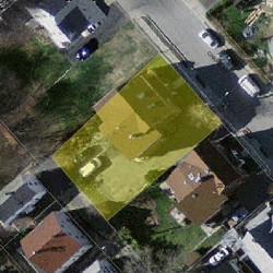 201 Chapel St, Newton MA  02458-1307 aerial view