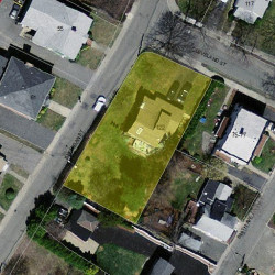 122 Cleveland St, Newton MA 02465-1532 aerial view