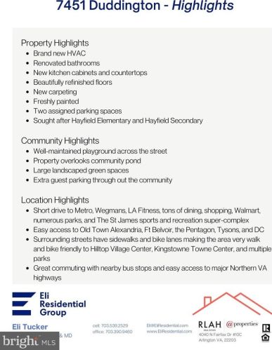 7451 Duddington Dr, Alexandria VA 22315-3849 exterior