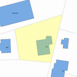 418 Langley Rd, Newton MA  02459-2354 plot plan