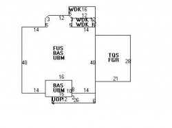 130 Day St, Newton MA 02466-2922 floor plan