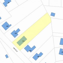 656 Grove St, Newton MA 02462-1319 plot plan