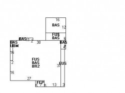 215 Valentine St, Newton MA 02465-3001 floor plan