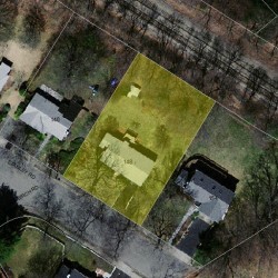 148 Stanley Rd, Newton MA 02468-2325 aerial view