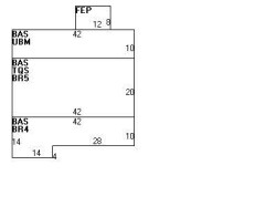 25 Gardner St, Newton MA  02458-1504 floor plan
