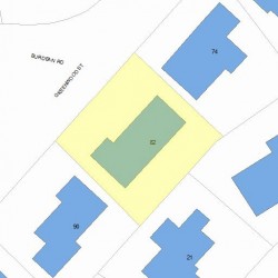 82 Greenwood St, Newton MA 02459-3070 plot plan