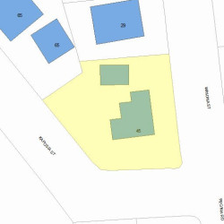 45 Ware Rd, Newton MA 02466-1420 plot plan