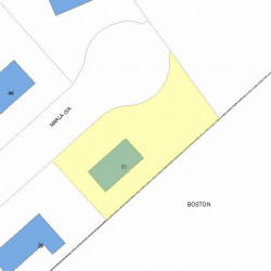 51 Marla Cir, Newton MA 02459-3460 plot plan
