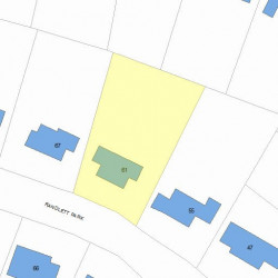 61 Randlett Park, Newton MA 02465-1718 plot plan