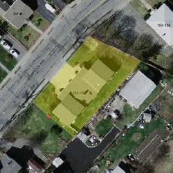 196 Linwood Ave, Newton MA 02460-1429 aerial view